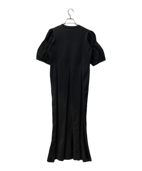 RIM.ARK（リムアーク）RIM.ARK (リムアーク) ニットワンピース　CURVE line sleeve knit OP　460GAU73-0040 ブラック サイズ:36の古着・服飾アイテム