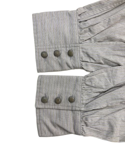 leno（リノ）leno (リノ) ピンタックワンピース　PIN TUCK DRESS　L2201-DR002 グレー サイズ:1の古着・服飾アイテム