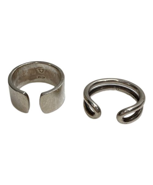 unknown（アンノーン）unknown (アンノーン) ２連リング シルバー サイズ:12号の古着・服飾アイテム