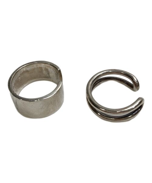 unknown（アンノーン）unknown (アンノーン) ２連リング シルバー サイズ:12号の古着・服飾アイテム