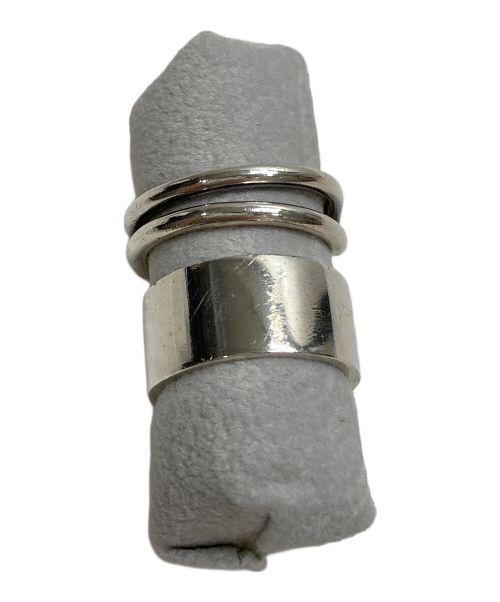 unknown（アンノーン）unknown (アンノーン) ２連リング シルバー サイズ:12号の古着・服飾アイテム