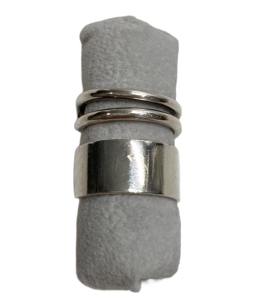 unknown（アンノーン）unknown (アンノーン) ２連リング シルバー サイズ:12号の古着・服飾アイテム