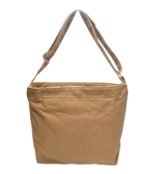 marimekko（マリメッコ）marimekko (マリメッコ) キャンバスショルダーバッグ ブラウンの古着・服飾アイテム