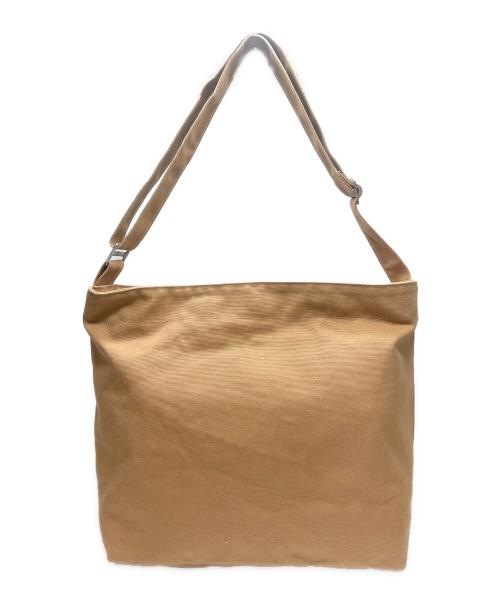 marimekko（マリメッコ）marimekko (マリメッコ) キャンバスショルダーバッグ ブラウンの古着・服飾アイテム