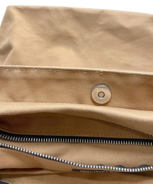 marimekko（マリメッコ）marimekko (マリメッコ) キャンバスショルダーバッグ ブラウンの古着・服飾アイテム