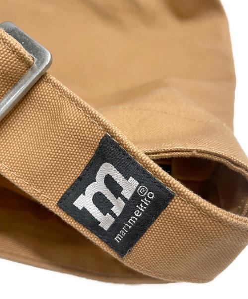 marimekko（マリメッコ）marimekko (マリメッコ) キャンバスショルダーバッグ ブラウンの古着・服飾アイテム