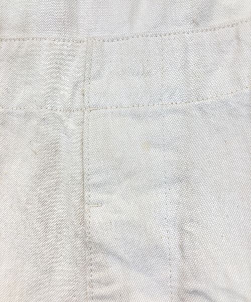 MHL（エムエイチエル）MHL (エムエイチエル) ナチュラルデニムオーバーオール アイボリー サイズ:Мの古着・服飾アイテム