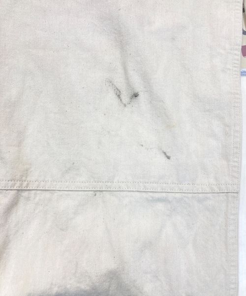 MHL（エムエイチエル）MHL (エムエイチエル) ナチュラルデニムオーバーオール アイボリー サイズ:Мの古着・服飾アイテム