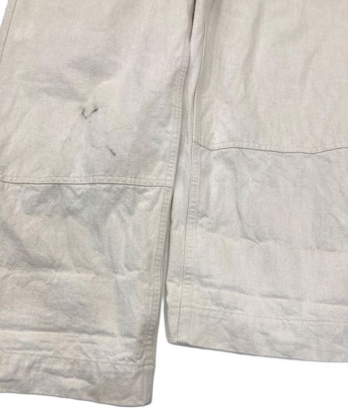 MHL（エムエイチエル）MHL (エムエイチエル) ナチュラルデニムオーバーオール アイボリー サイズ:Мの古着・服飾アイテム