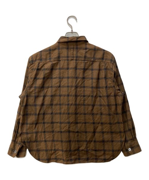MARGARET HOWELL（マーガレットハウエル）MARGARET HOWELL (マーガレットハウエル) チェックシャツ ブラウン サイズ:2の古着・服飾アイテム