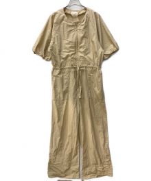 MEYAME（メヤメ）の古着「リネン混オールインワン」｜ベージュ