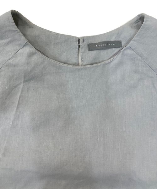 theory luxe（セオリーリュクス）theory luxe (セオリーリュクス) CRISP LINEN/BERENICE グレー サイズ:Мの古着・服飾アイテム