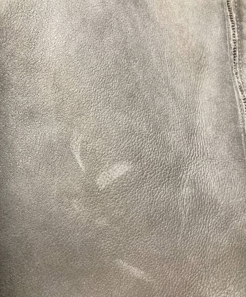 salvatore santoro（サルヴァトーレサントロ）salvatore santoro (サルヴァトーレサントロ) ムートンジャケット グレー サイズ:44の古着・服飾アイテム