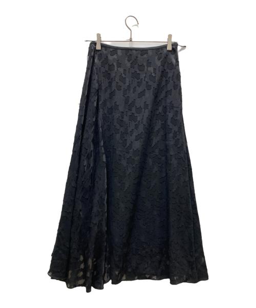 theory（セオリー）theory (セオリー) レーススカート ブラック サイズ:00 未使用品の古着・服飾アイテム