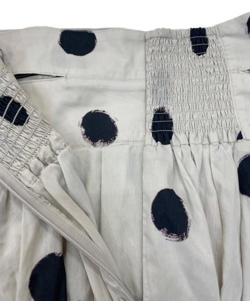 Snidel（スナイデル）Snidel (スナイデル) サイドオープンコットンロングスカート ベージュの古着・服飾アイテム