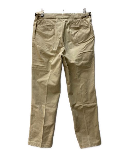 RING JACKET（リングジャケット）RING JACKET (リングジャケット) サイドアジャスタータックチノトラウザー ベージュ サイズ:50の古着・服飾アイテム