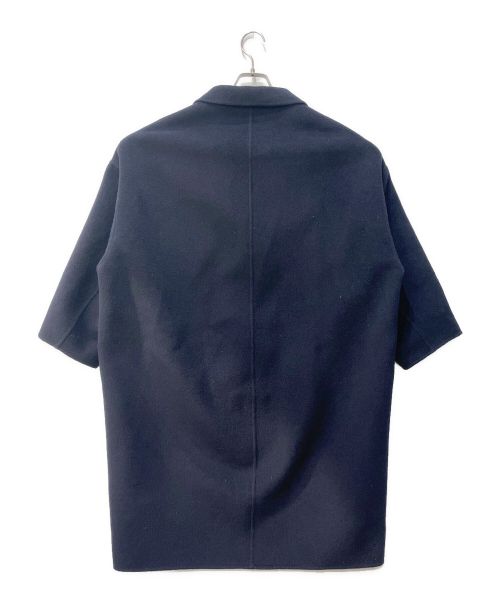 MUSE de Deuxieme Classe（ミューズ ドゥーズィエム クラス）MUSE de Deuxieme Classe (ミューズ ドゥーズィエム クラス) ウールアンゴラリバーコート ネイビー サイズ:サイズ表記無しの古着・服飾アイテム