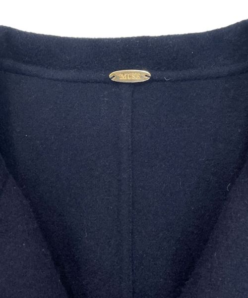 MUSE de Deuxieme Classe（ミューズ ドゥーズィエム クラス）MUSE de Deuxieme Classe (ミューズ ドゥーズィエム クラス) ウールアンゴラリバーコート ネイビー サイズ:サイズ表記無しの古着・服飾アイテム