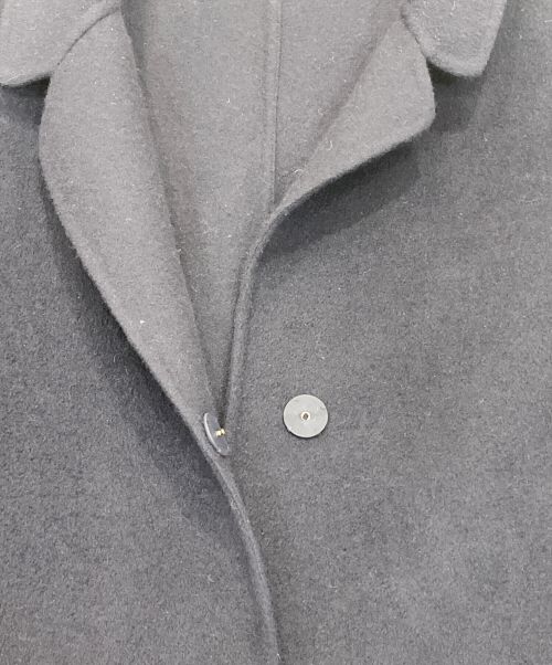 MUSE de Deuxieme Classe（ミューズ ドゥーズィエム クラス）MUSE de Deuxieme Classe (ミューズ ドゥーズィエム クラス) ウールアンゴラリバーコート ネイビー サイズ:サイズ表記無しの古着・服飾アイテム