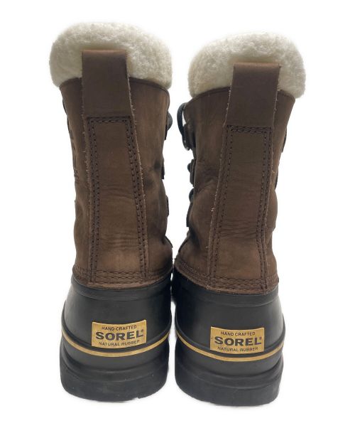 SOREL（ソレル）SOREL (ソレル) CARIBOUスノーブーツ ブラウン サイズ:22.5の古着・服飾アイテム