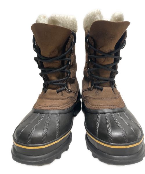 SOREL（ソレル）SOREL (ソレル) CARIBOUスノーブーツ ブラウン サイズ:22.5の古着・服飾アイテム
