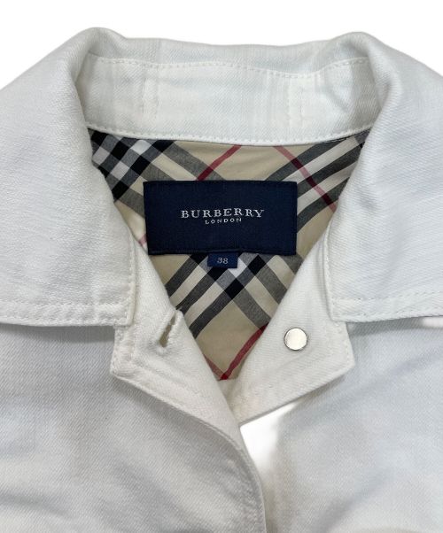 BURBERRY LONDON（バーバリーロンドン）BURBERRY LONDON (バーバリーロンドン) ジャケット ホワイト サイズ:38の古着・服飾アイテム