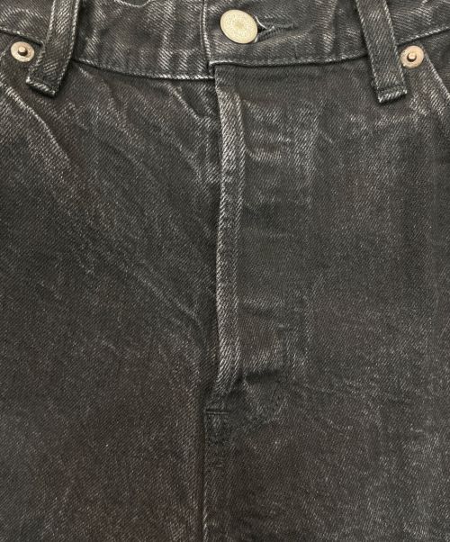 yunahika（ユナヒカ）yunahika (ユナヒカ) chieko (チエコ) スタンダードデニム ブラック サイズ:2の古着・服飾アイテム