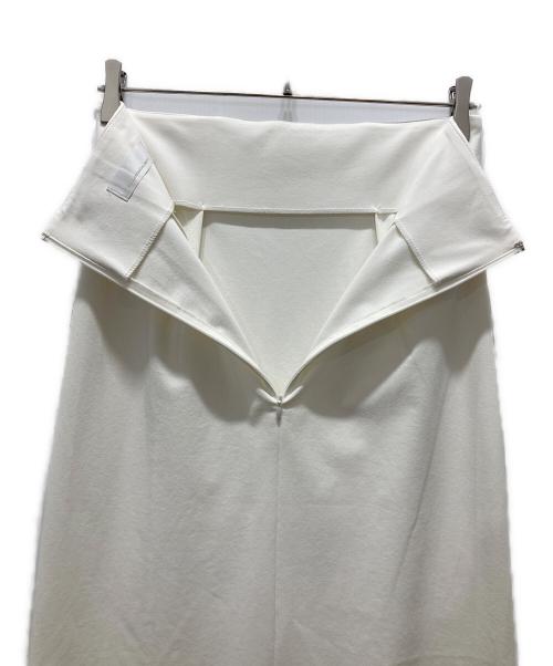 GALLARDA GALANTE（ガリャルダガランテ）GALLARDA GALANTE (ガリャルダガランテ) ストレッチマキシタイトスカート ホワイト サイズ:1の古着・服飾アイテム