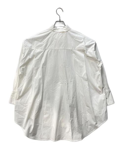 AK+1（エーケーワン）AK+1 (エーケーワン) コットン オーバーサイズ シャツ ホワイト サイズ:Sの古着・服飾アイテム