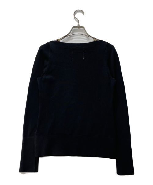 AK+1（エーケーワン）AK+1 (エーケーワン) ボートネックニット ブラック サイズ:FREEの古着・服飾アイテム