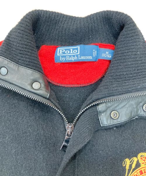 POLO RALPH LAUREN（ポロ・ラルフローレン）POLO RALPH LAUREN (ポロ・ラルフローレン) ニットジャケット ブラック サイズ:Mの古着・服飾アイテム