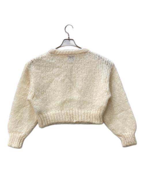 AMERICAN DREAMS（アメリカンドリームス）AMERICAN DREAMS (アメリカンドリームス) VERMEIL par iena (ヴェルメイユ パー イエナ) 別注Leonnie Short ニット アイボリー サイズ:Sの古着・服飾アイテム