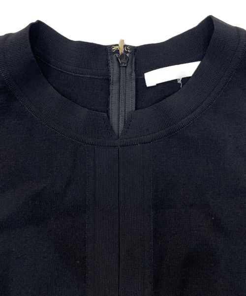 EPOCA（エポカ）EPOCA (エポカ) キュプラベーシック ペプラムデザインニット ブラック サイズ:40の古着・服飾アイテム