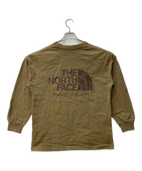 THE NORTHFACE PURPLELABEL（ザ・ノースフェイス パープルレーベル）THE NORTHFACE PURPLELABEL (ザ・ノースフェイス パープルレーベル) 8oz l/s logo tee ベージュ サイズ:Sの古着・服飾アイテム