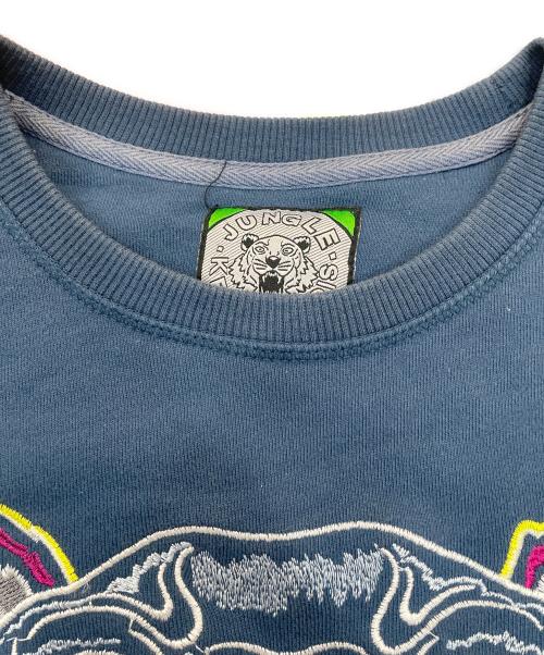 KENZO（ケンゾー）KENZO (ケンゾー) タイガークラシックスウェットシャツ ブルー サイズ:Mの古着・服飾アイテム