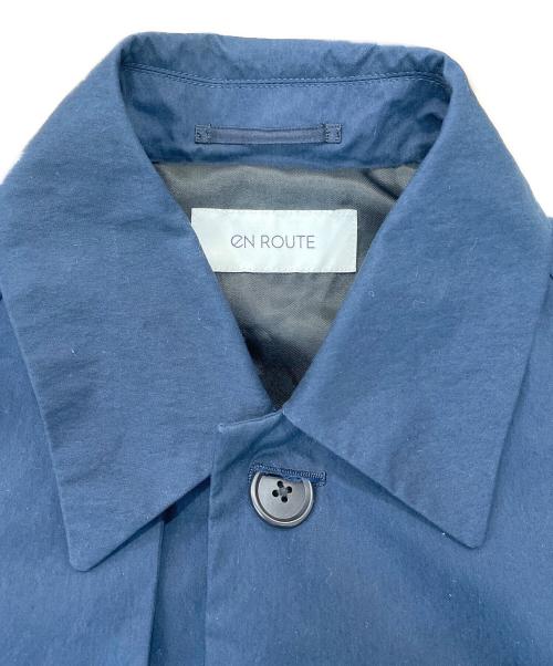eN ROUTE（アンルート）eN ROUTE (アンルート) ステンカラーコート ネイビー サイズ:3の古着・服飾アイテム