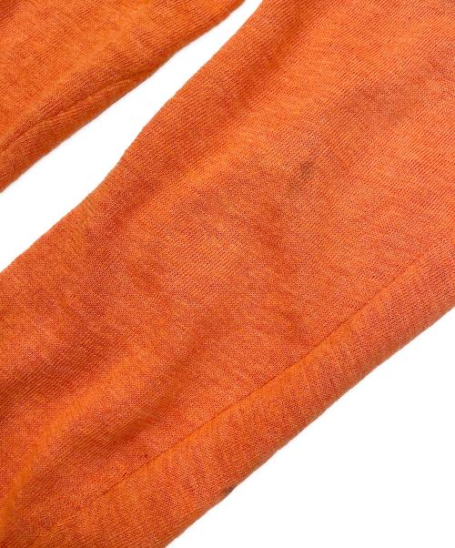 45R（フォーティファイブ・アール）45R (フォーティファイブ・アール) コットンカーディガン オレンジの古着・服飾アイテム