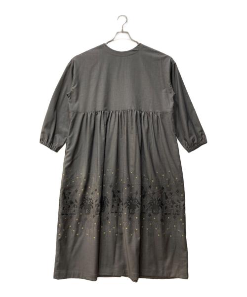 Marble SUD（マーブルシュッド）Marble SUD (マーブルシュッド) シャツワンピース グレー サイズ:FREEの古着・服飾アイテム