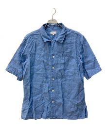 agnes b homme（アニエスベーオム）の古着「リネンシャツ」｜ブルー