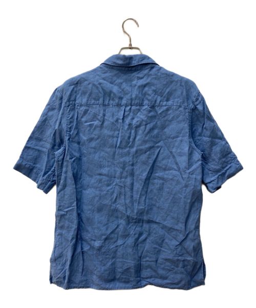 agnes b homme（アニエスベーオム）agnes b homme (アニエスベーオム) リネンシャツ ブルー サイズ:Lの古着・服飾アイテム
