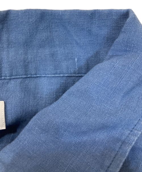 agnes b homme（アニエスベーオム）agnes b homme (アニエスベーオム) リネンシャツ ブルー サイズ:Lの古着・服飾アイテム