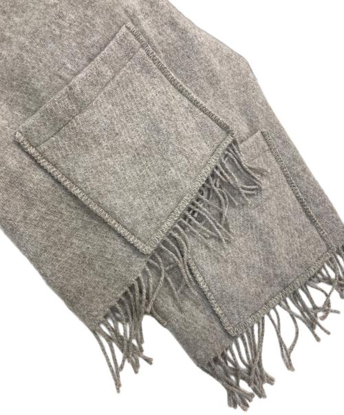 LAPUAN KANKURIT（ラプアンカンクリ）LAPUAN KANKURIT (ラプアンカンクリ) ポケットショール ベージュの古着・服飾アイテム