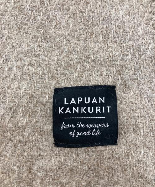 LAPUAN KANKURIT（ラプアンカンクリ）LAPUAN KANKURIT (ラプアンカンクリ) ポケットショール ベージュの古着・服飾アイテム