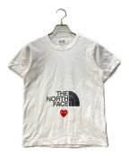 PLAY COMME des GARCONS×THE NORTH FACEプレイコムデギャルソン×ザ ノース フェイス）の古着「Tシャツ」｜ホワイト