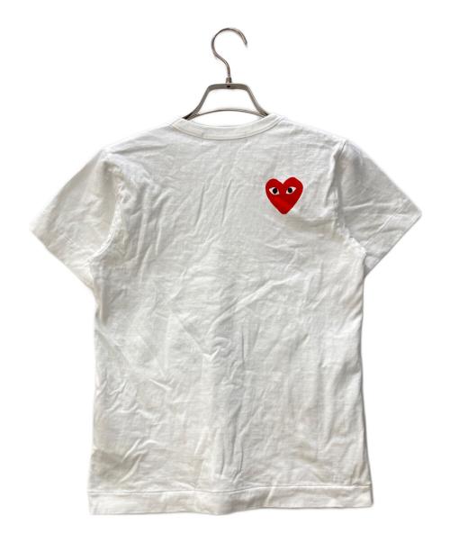 PLAY COMME des GARCONS（プレイコムデギャルソン）PLAY COMME des GARCONS (プレイ コムデギャルソン) THE NORTH FACE (ザ ノース フェイス) Tシャツ ホワイト サイズ:Mの古着・服飾アイテム