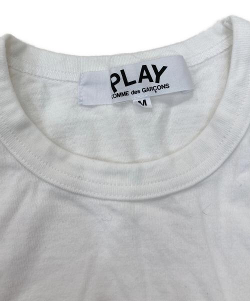PLAY COMME des GARCONS（プレイコムデギャルソン）PLAY COMME des GARCONS (プレイ コムデギャルソン) THE NORTH FACE (ザ ノース フェイス) Tシャツ ホワイト サイズ:Mの古着・服飾アイテム
