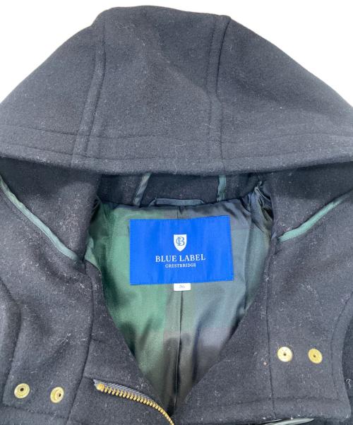 BLUE LABEL CRESTBRIDGE（ブルーレーベルクレストブリッジ）BLUE LABEL CRESTBRIDGE (ブルーレーベルクレストブリッジ) ダッフルコート ネイビー サイズ:36の古着・服飾アイテム