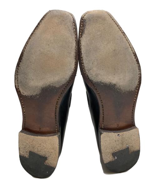 SHETLAND FOX（シェットランドフォックス）SHETLAND FOX (シェットランドフォックス) タッセルローファー ブラック サイズ:７の古着・服飾アイテム