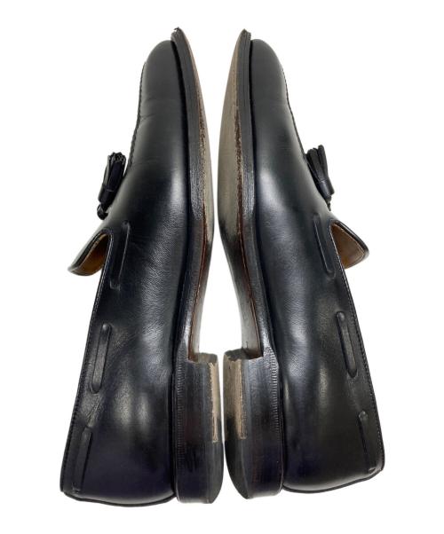 SHETLAND FOX（シェットランドフォックス）SHETLAND FOX (シェットランドフォックス) タッセルローファー ブラック サイズ:７の古着・服飾アイテム