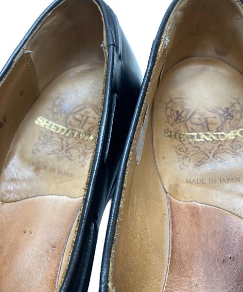 SHETLAND FOX（シェットランドフォックス）SHETLAND FOX (シェットランドフォックス) タッセルローファー ブラック サイズ:７の古着・服飾アイテム